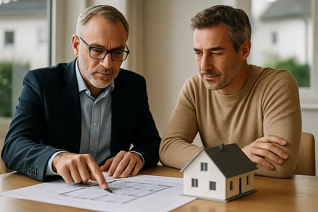 Energieberatung: individueller Sanierungsfahrplan für ein Wohnhaus